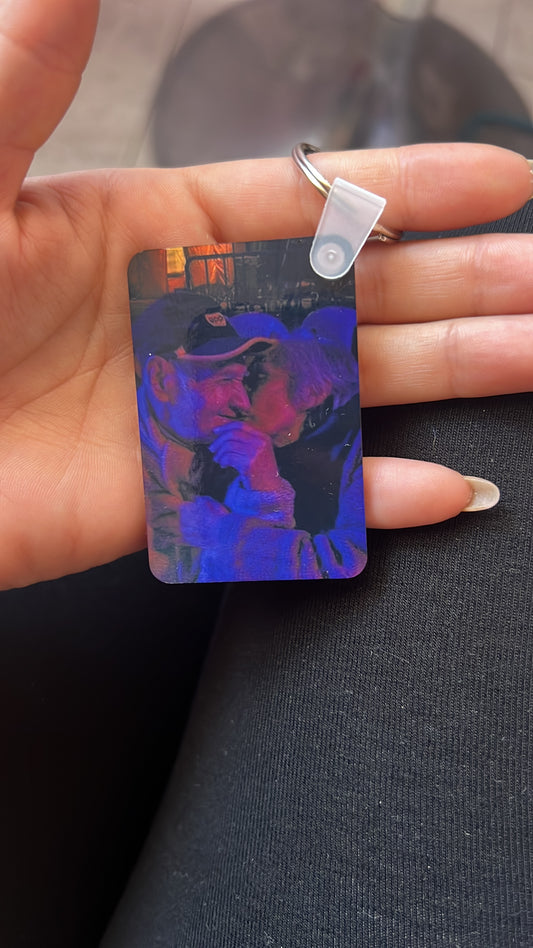 Portachiavi foto e dedica